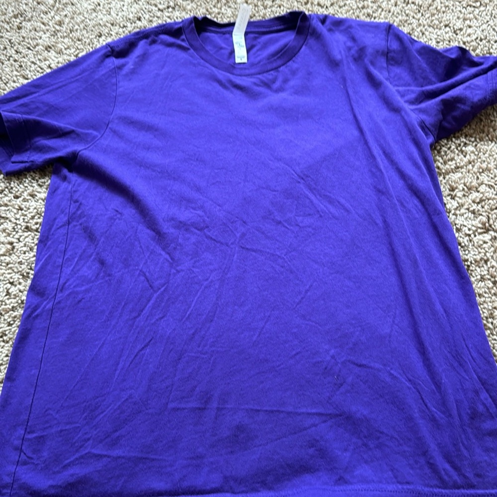 Solid purple T